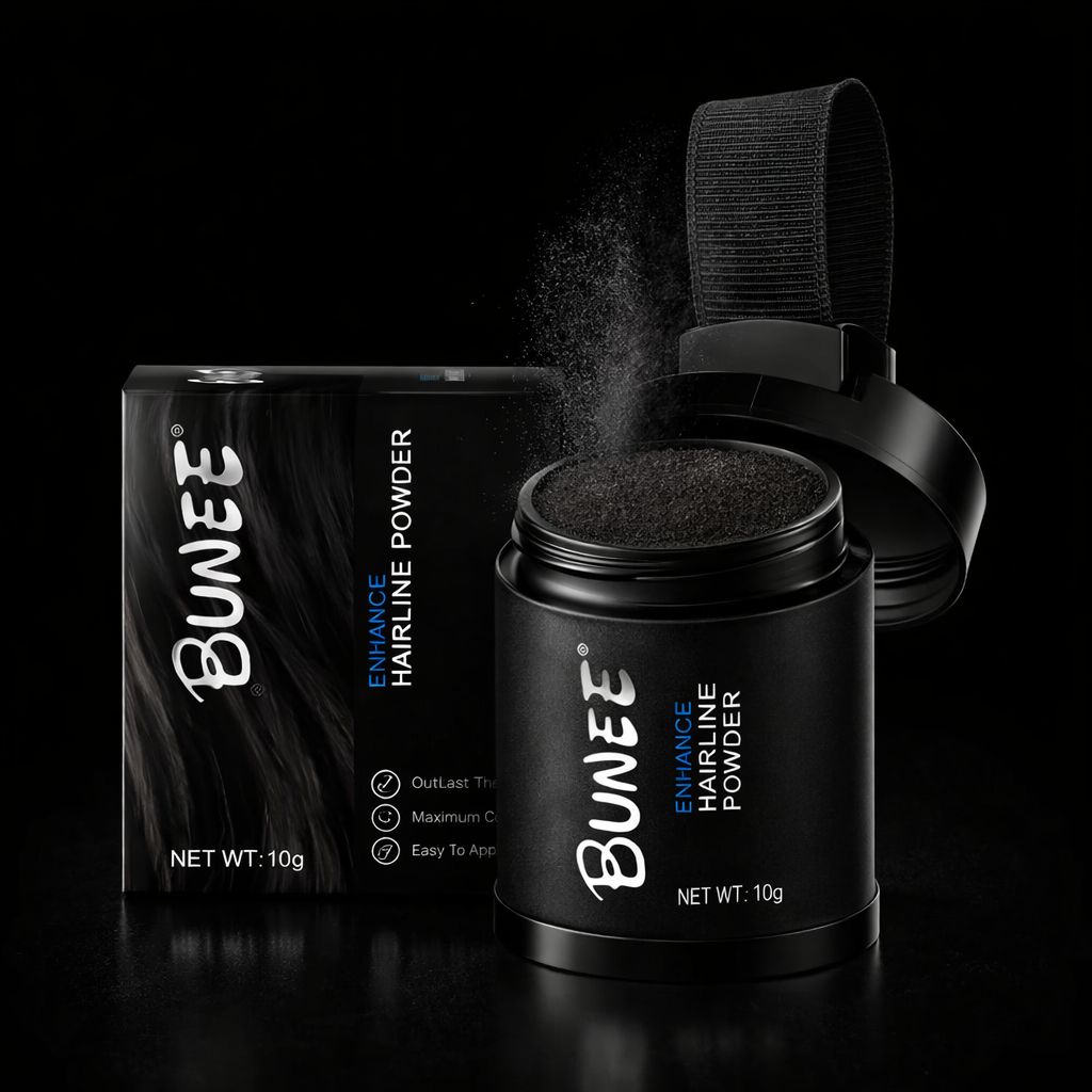 ⭐️ MEGA PROMO ⭐️ BUNEE FIBRA CAPILAR: Cobertura Instantánea para Canas, Entradas, Cejas, Barba y Zonas Claras