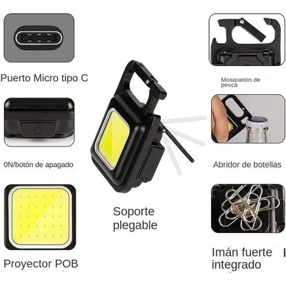 🚨🔦 Linterna Led 🔋 Recargable 👌 Portátil 💯 Multifuncional ⚙️ USB🚨
