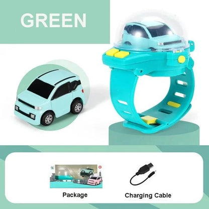💥⌚Mini Reloj de Juguete con Carro de Control Remoto 🚘💯