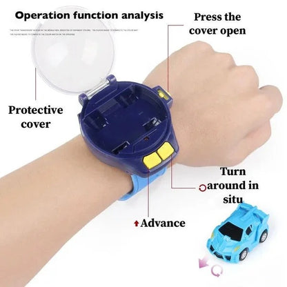 💥⌚Mini Reloj de Juguete con Carro de Control Remoto 🚘💯